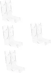 Vaguelly 4pcs Dice Tower Dice Tumbler Board Games Tower Roller Acrylic Design Fair Roll User-Friendly