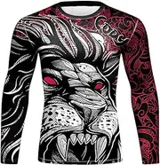 [Red Plume] Men's Anime Series Compression Sports Shirt Skin Running Long Sleeve Tee