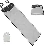 SHASUXTING Over The Door Press Pad with Steamer Glove Heat-Resistant Over The Door Steamer Pad Vertical Over The Door Ironing Mat Portable Over Door Clothes Steamer Pad for Clothes Home Travel