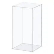 Display Case Acrylic Box Transparent Dustproof Showcase 16x16x31cm