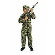 RG Costumes 90066-S Commando Boy Costume - Size Child-Small
