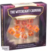 The Witchlight Carnival Dice Set & Miscellany Dungeons & Dragons RPG New Sealed