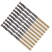 4.5mm Drill Bit Straight Shank 4341 HSS 118° for Medium Soft Materials, 10pcs