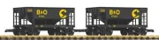 Piko 38933 G Chessie System/Baltimore & Ohio Ore Car (Pack of 2)