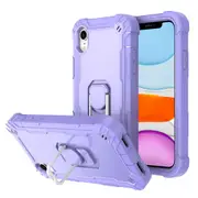 MCC Stylish Shockproof iPhone XR Case Cover Apple iPhoneXR Heavy Duty [Purple+Purple]