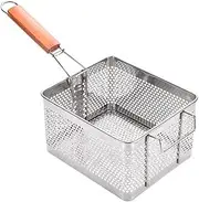 Skingwa Deep Fryer Basket with Handle (#3: 20 x 22.5 x 13cm/7.8"x8.8"x5.1")