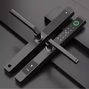 Mortise Lock Fingerprint Card Code Keyless Smart Door Lock Sliding Aluminum Doyi