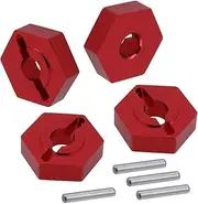 Aluminum Wheel Hubs Hex Adapter 12mm Upgrade 7154 for 1/16 Traxxas 4x4 Slash E-Revo Summit