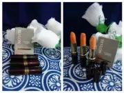 VINTAGE COLLECTIBLE REVLON LUSTROUS LIPSTICK GLASSY PINK ORNATE TUBE 3 LOT NEW