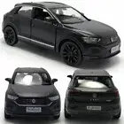 1/36 T-ROC Model Car Diecast Pull Back Toy Cars for Boys Kids Gifts Matte Black