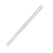2Pair Lengthen Chop Sticks Stainless Steel Reusable Japanese Sushi Sticks Korean Hot Pot Noodles Frying Tableware Chinese Chopsticks