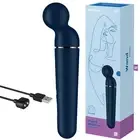 Satisfyer Planet Wand Clitoral Stimulator Body Massager Wand Blue Sex Toy