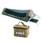 Adventure Kings Single Swag Kwiky 50mm Mattress + Toiletry Canvas Bag Camping