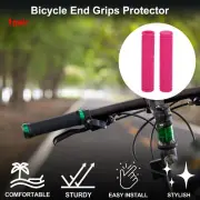Bike Handlebar Grip Cover 120mm Lightweight MTB End Grips Protector Pink 1 Pair