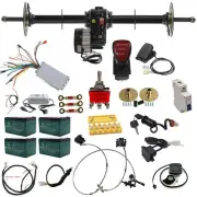 1020mm Go kart Rear Axle Assembly Electric 48v 1000W Differential Motor kit ATV