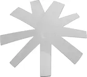 PLAFOPE Nail Art Template Tool Metal Nail Templates Reusable for French Manicure Trimmer Manicure Supplies