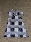 *NEW* Forever 21 sz L ( Or M) Paisley patchwork cami mini dress strappy back