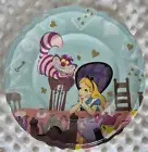 Alice In Wonderland Melamine Plate. Alice And Cheshire Cat. Disney