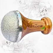 Bronze Kansa Natural Vatki Cup Ayurvedic Detox Foot Massager Relaxation and Deep Cleaning Ancient Indian Technique Ayurvedic Kansa Vatki Foot Massager (KANSA Wand Massager with VATKI)