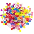 Wholesale Glow in the Dark 14ga Straight Barbell Tongue Nipple Piercings 100pc