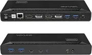 WAVLINK Dual 2K Docking Station(15-in-1), USB 3.0/USB C Universal Laptop Dock Dual Display Monitors with 2xHDMI, 2xDisplayPort, PD65W Charging, 2xUSB C, 4xUSB 3.0 for Mac(Intel/M1/M2), Windows