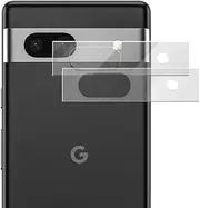 [2 Pack] ZUSLAB Pixel 7a Camera Lens Protector Tempered Glass-Anti-Scratch 9H Hardness HD Clear for Google (2023)