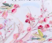 3 Paper Napkins for Decoupage / Tea Parties - Cherry Blossom