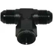Aeroflow AN Tee Female Swivel On Side -10AN, AF144-10BLK