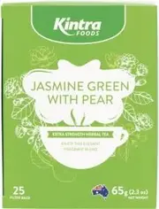Kintra Foods Herbal Tea Bags Jasmine Green with Pear 25pk