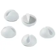 5 Pcs Multipurpose Desktop Cable Tidy Holder Clips Wire Cord Line Fixer8064
