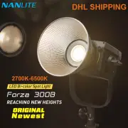 NANLITE Forza 300B Bi-color 2700-6500K LED COB Video Light Photography Spotlight