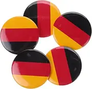 [OATIPHO] 5pcs Party Brooch Clothes Brooch Pin Decorative Brooch National Flag Lapel US Flag Pin Germany Flag Lapel Fashion Brooch Flag Enamel Pin Dress Brooch Breastpin Brooch Country Flag