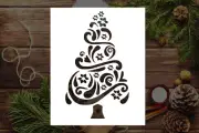 Christmas Tree Reusable Stencil (Many Sizes)