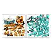 Transform Robot with Magnet Car Toy Colorful Vehicle for Kids Gifts Toy Car