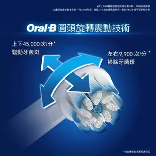 德國百靈 Oral-B Pro4 3D電動牙刷+4入刷頭組 【新色上市】 廠商直送