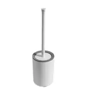 Wall-Mounted Long Handle Cleaning Brush Bathroom Silicone Toilet Brush Cleaning Tool