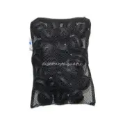 30pcs Aquarium 1.25" Bio Balls in Mesh Media Bag Maximize Bio-Filtration Black
