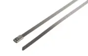8-in 304 Stainless Steel Metal Cable Zip Tie Strap Locking Exhaust Pipe Header