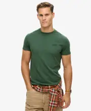 Essential T Shirt | Buck Green Marle