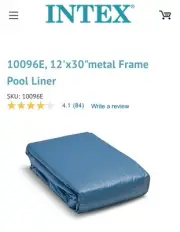 Intex 10096E 12 Foot x 30 Inch Above Ground Pool (Pump Not Included)
