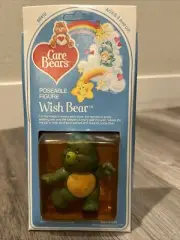 Vintage Kenner 1982 Poseable Figure Wish Bear Sealed Care Bear Unpunched!!