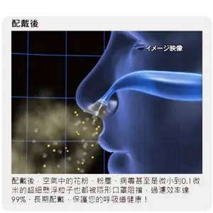 日本-PM2.5隱形口罩 (PM2.5對應/鼻水吸收加強型）3入裝附收納盒-小尺寸(S)