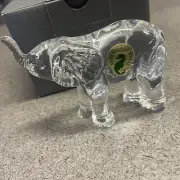 Waterford Crystal Animals of Africa Elephant Calf figurine NEW IN BOX Retired