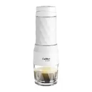 Portable Hand Press Espresso Maker 3 in 1 Travel Coffee Brewer White