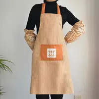 在飛比找樂天市場購物網優惠-日式圍裙 工作圍裙 防水圍裙 2023新款圍裙女家用廚房洋氣