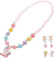 [WATIIFUFU] Girls Jewelry Boys and Girls Necklace Bracelet Set Unique Decorative Jewelry Kit