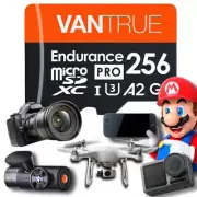 Vantrue micro SD 256GB, Memory Card 4K, Nintendo Switch, Action cameras, Drones