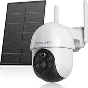 TMEZON 4MP Battery Operated Outdoor Security Camera Wireless Can be Compatible with Base Stations MZ-E1-W300 Eseecloud APP