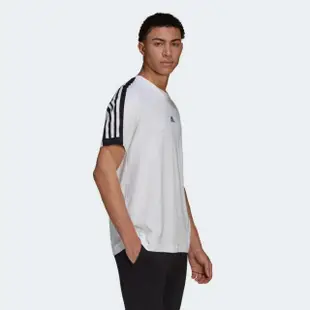 【adidas 愛迪達】運動服 短袖上衣 男上衣 短T 白 M FI 3S Tee(HK2285)