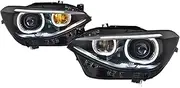 Car Lights Compatible For BMW 1 Series F20 Headlight Hatchback 2012-2014 LED Headlamps Turn Signal Daytime Running Lights